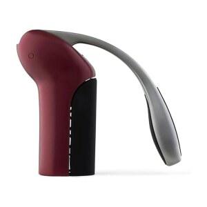 원 풀 디자인의 래빗 버티컬 코크스크류 와인 오프너, 포일 커터 포함, 사용하기 쉬운 수동 레버, 내구성이 뛰어난 스테인리스 스틸 스파이럴, 블랙