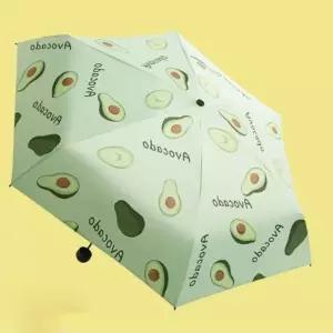 우산나라 상큼한 과일 장 복숭아 일러스트 골프 양산 인쇄 접이식