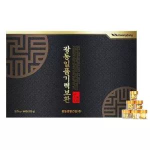 광동 일품 기력보환 3.75g x 60환 2개월분 기력 침향 부모님 선물 쇼핑백포함