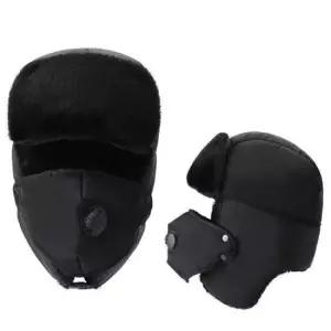 겨울등산모자 스포츠 야외 군밤모자 겨울 방한 안면보호 털모자