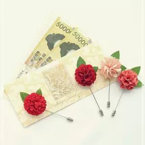 + 카드 카네이션 세트 스승의날선물 어버이날선물 와플딥레드 카네이션코사지 용돈봉투 1W048A803