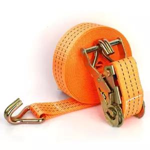 오렌지컬러 화물차용 고정 벨트 8m안전 깔깔이바 깔깔 적재깔깔 차량적재깔깔 적제 용벨트