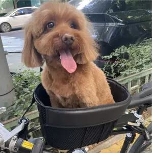 오아브로드 바구니 반려견 산책 강아지 이동가방 자전거 개모차