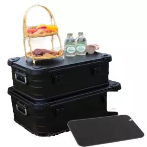 알루미늄박스 박스 수납 피크닉 대용량 차박 케이스