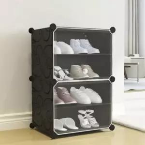 ( )수납 플라스틱 신발장 방문 현관 정리함 신발 보관함 원룸