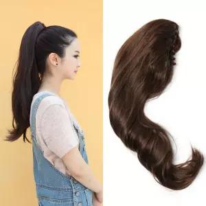 집게형포니테일 루즈팡 고열사 굵은웨이브 롱웨이브 부분가발 핏추천 학생 형포니테일 웨이브 기분전환 여