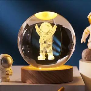 완제품-유리구슬 무드등-우주인(중) 무드등