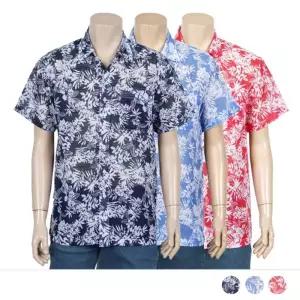 MS25014 리코 시원한 카치온 프린트 반팔 셔츠남성여름옷 남자 상의 여름티