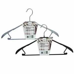(세트)논슬립PVC코팅 SZY047Q2 정장옷걸이(색상임의상품)5개