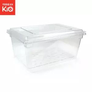 대형 PC야채박스 밧드 음식보관용기 뚜껑 레인 푸드 30리터-80리터대용량반찬통 밥보관 업소용 가정용 받드