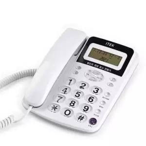 발신자표시 전화기 IK-300 화이트 아이텍