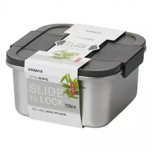 코멕스 스텐킵스 슬라이드 투락 정사각(높은형) 720ml