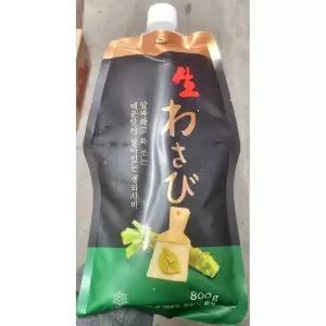 코우 생와사비 (800g)회 요리용 조리용 고추냉이 연어 소스 생와 초밥 일식