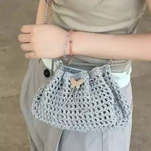 크로스백 가방 DIY 만들기 키트 뜨개실 취미생활 패키지부자재 코바늘 뜨개질 질실 핸드메이드 만들기재료