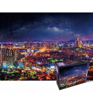 500피스퍼즐 서울야경-여의도 (HS787363)액자 그림 취미용 집콕 직소 액자형 들이선물