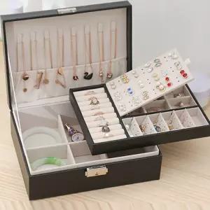 액세서리 잠금 보관케이스 악세사리 블랙 함주얼리 반지 쥬함 예물 예물함 보석함 상자 선물 쥬얼리