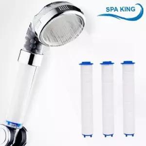 스파킹 3중 정수필터 샤워기헤드+필터3개