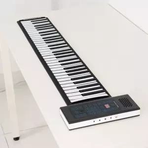 [에이치플러스몰]무선 접이식 롤 피아노 건반 키보드 휴대용 61키