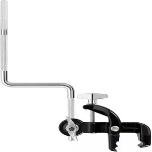 라밍 죠 드럼 마운트 유니버설 카우벨 클램프 브래킷 고강도 합금 스틸 홀더 및 탬버린 세트 타악기 연주