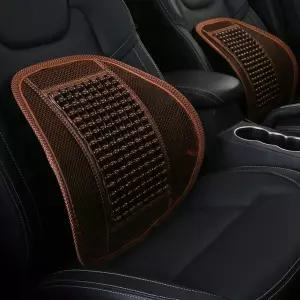원스카 구슬 자동차 등받이 브라운시트등받침 등받침
