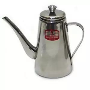 스텐레스 오일포트 260ml주전자 티포트 스테인 예쁜 커피 차주전자