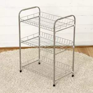 선반랙 IZZ428J7 조립형 미니진열선반 스테인리스3단선반 3단 진열대