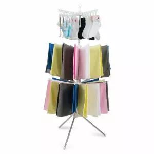 굿리빙 DVX791C7 회전식 3단 건조대 빨래 건조대