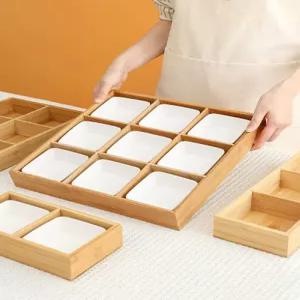 일본식 대나무 도시락통 도시락 초밥 플레이트 찬합 벤또 트레이