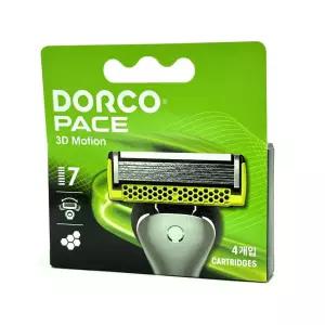 도루코 페이스 3D 모션 면도날 4개입교체 일회용 세트 면도기 리필 호환용