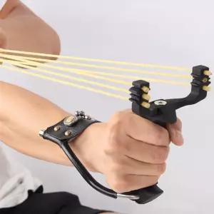 전문가용 새총 자석 고무줄 총 새쫓는 기구 밴드증정 CC