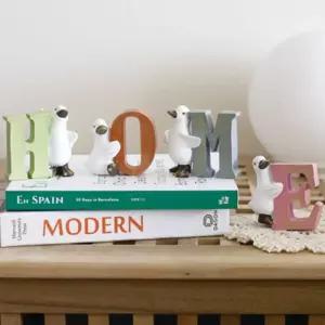 뉴 홈 이니셜 오리 4p set 인형 장식 인테리어 인테리어품 장식품 모형