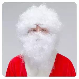 산타흰수염가발세트 흰수염 복산타의상 크리스마스옷 소품 변장 파티