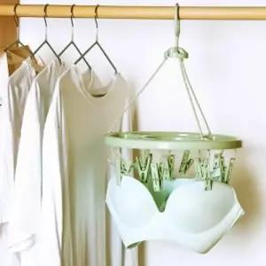 클린 UMO325J3 홈 빨래집게 건조대 2p 세트 플라스틱 속옷