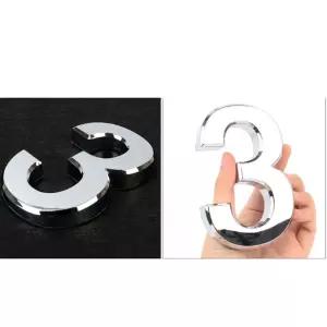 입체숫자 삼 대 3 숫자판 표시 돌출 실버호실번호 좌석 대기 테이블 사물함 넘버링 번호표 숫자 간번호