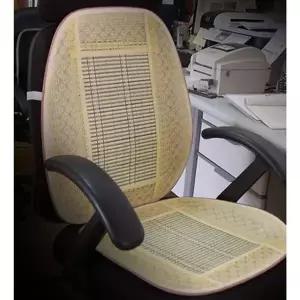 스마일굿 일체형 대나무시트 자동차시트 방석