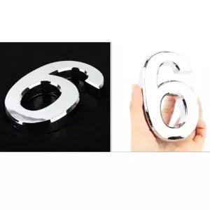 입체숫자 육 대 6 호실 돌출 간판 표시 번호 좌석 대기 테이블 사물함 넘버링 번호표 숫자