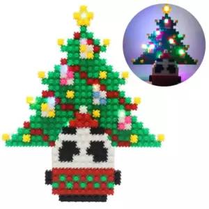 (이지툭툭블럭) 크리스마스 무드등2_판디트리펜꽂이툭툭 미니 무드등 툭툭등 DIY 만들기 나노 블록 방과후