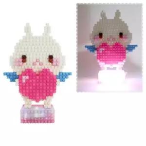 (이지툭툭블럭) 캐릭터 무드등6_송송이미니 취침등 세트 어린이 무드등 글로벌이지 디폼 유아 이지