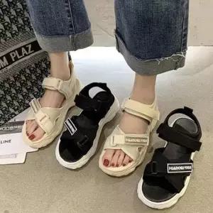 2011 여성 통굽 샌들 스트랩 플랫 여름 샌들 어글리 샌들5cm 여름 플랫 쪼리 슬리퍼샌들