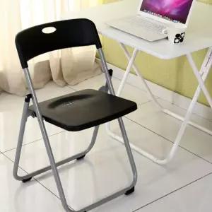 접이식 휴대용 편안한 등받이 의자 메쉬 가죽 야외폴딩체어 식당 허리쿠션 업소용 좌식 바퀴없는 회의실 디