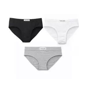 캘빈클라인언더웨어 캘빈클라인 클래식 컴포트 3팩 여자 언더웨어 팬티 블랙/화이트/그레이 QP3131O-904121