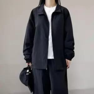 [신상오픈런]여성용 스포티 집업 나일론 루즈핏 자켓 투웨이 바스락 스타일 (42007509)