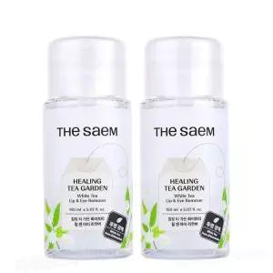 보습관리 더샘 힐링 티 가든 화이트티 립 앤 아이 리무버 150ml 2개