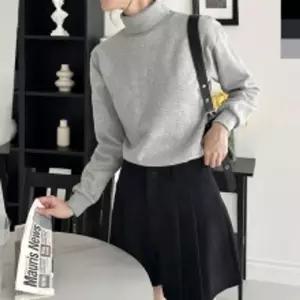 DGI 1830G 여자기모면목폴라티라티 긴팔 레이어드옷 목티 셔츠 기본 심플 여성 데일리