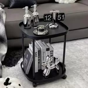 홈앤리빙 VJF697I0 사각 2단이동식 선반 침실 주방트롤리