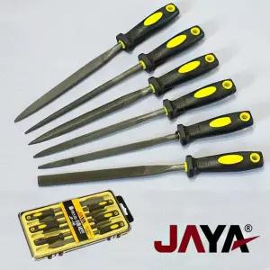 JF 쇠줄 야스리 보통날 6P 세트 철공 유리 연마수작업 공구 평줄 세공 야슬이 반달 목공용 철공용