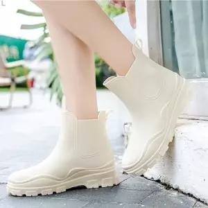 여성 데일리 레인부츠 CC509 35장마 신발 여름 작업화 패션장화 장화