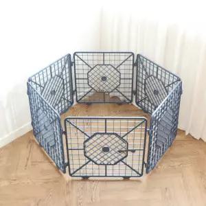 울타리 대형 6p 미드나잇블루강아지집 애견 완견펜스 완견 하우스 견펜스 고양이