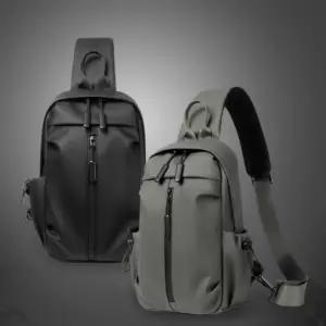 등산 여행 미니 슬링백 방수 포트 충전 크로스백 USB골프힙색 런닝벨트 힙색 러닝백 조깅가방 허리백 플립