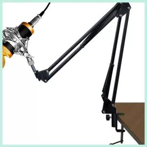 PILLAR CSM-100ST 마이크 2단 거치대 스탠드스텐 개인촬영용품 방송 장비 유투브 유투